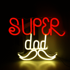 Neon Super Dad