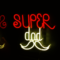 Neon Super Dad