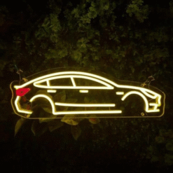 Neon Tesla Model 3
