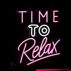 Neon Time to Relax
