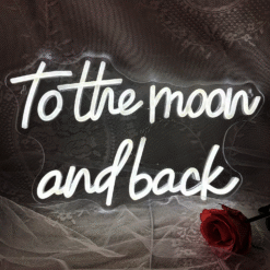 Neon To the moon and back