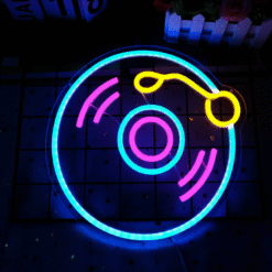Neon tourne disque