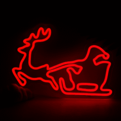 Neon Traineau Père Noël