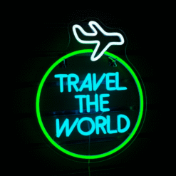 Neon Travel The World