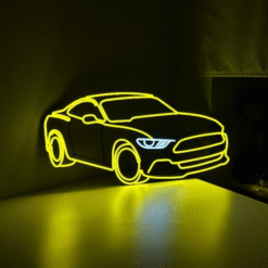 Neon Voiture Ford Mustang