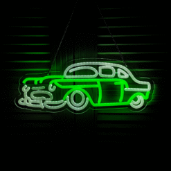 Neon Voiture Vintage