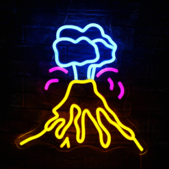 Neon Volcan en éruption