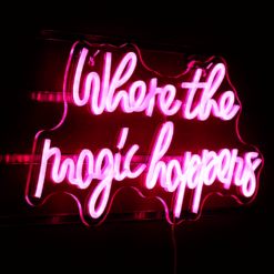 Neon Where the Magic Happens