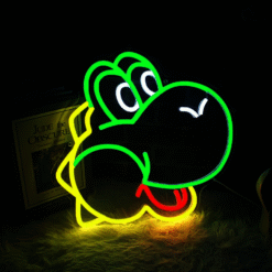 Neon Yoshi Mario Bros